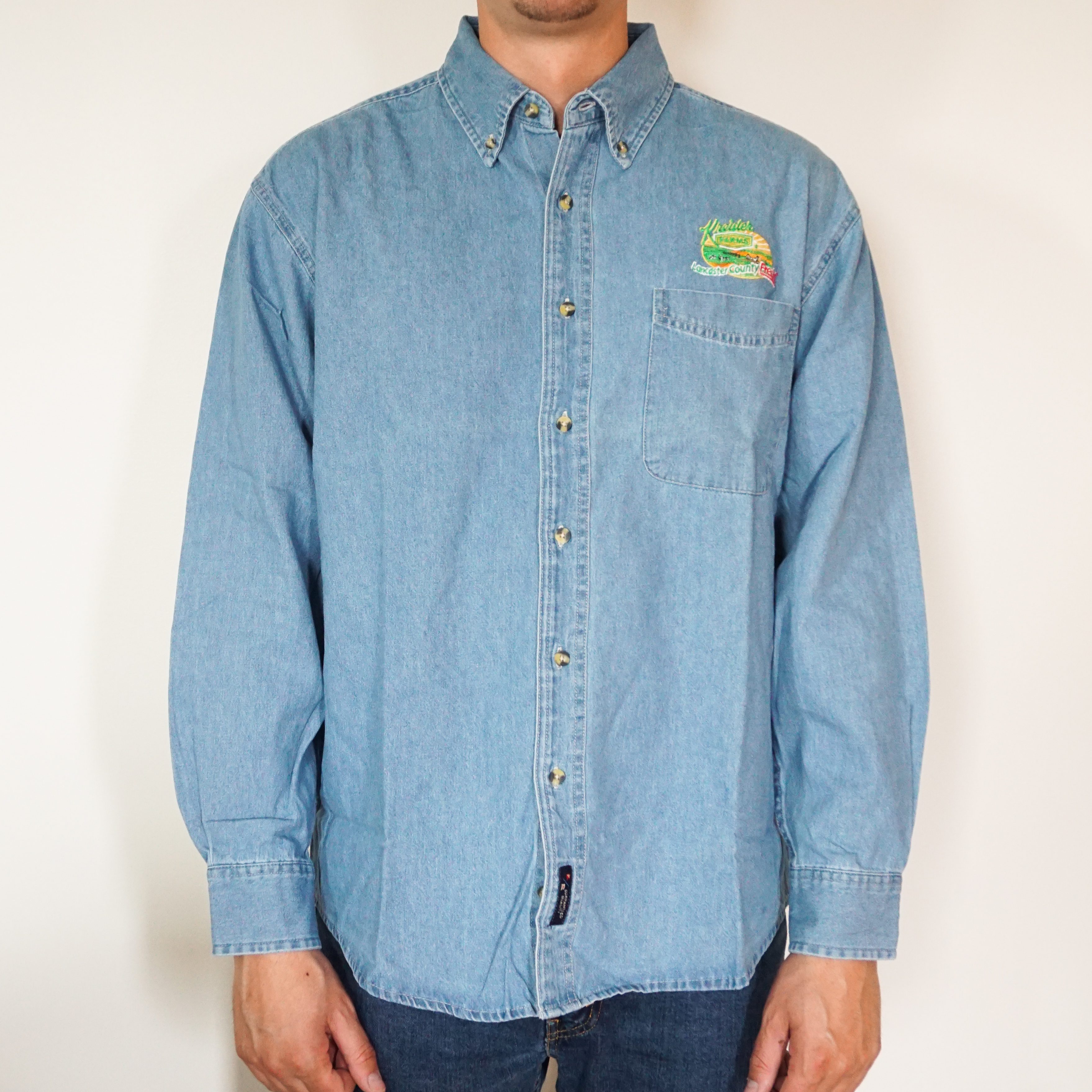 denim shirt embroidery