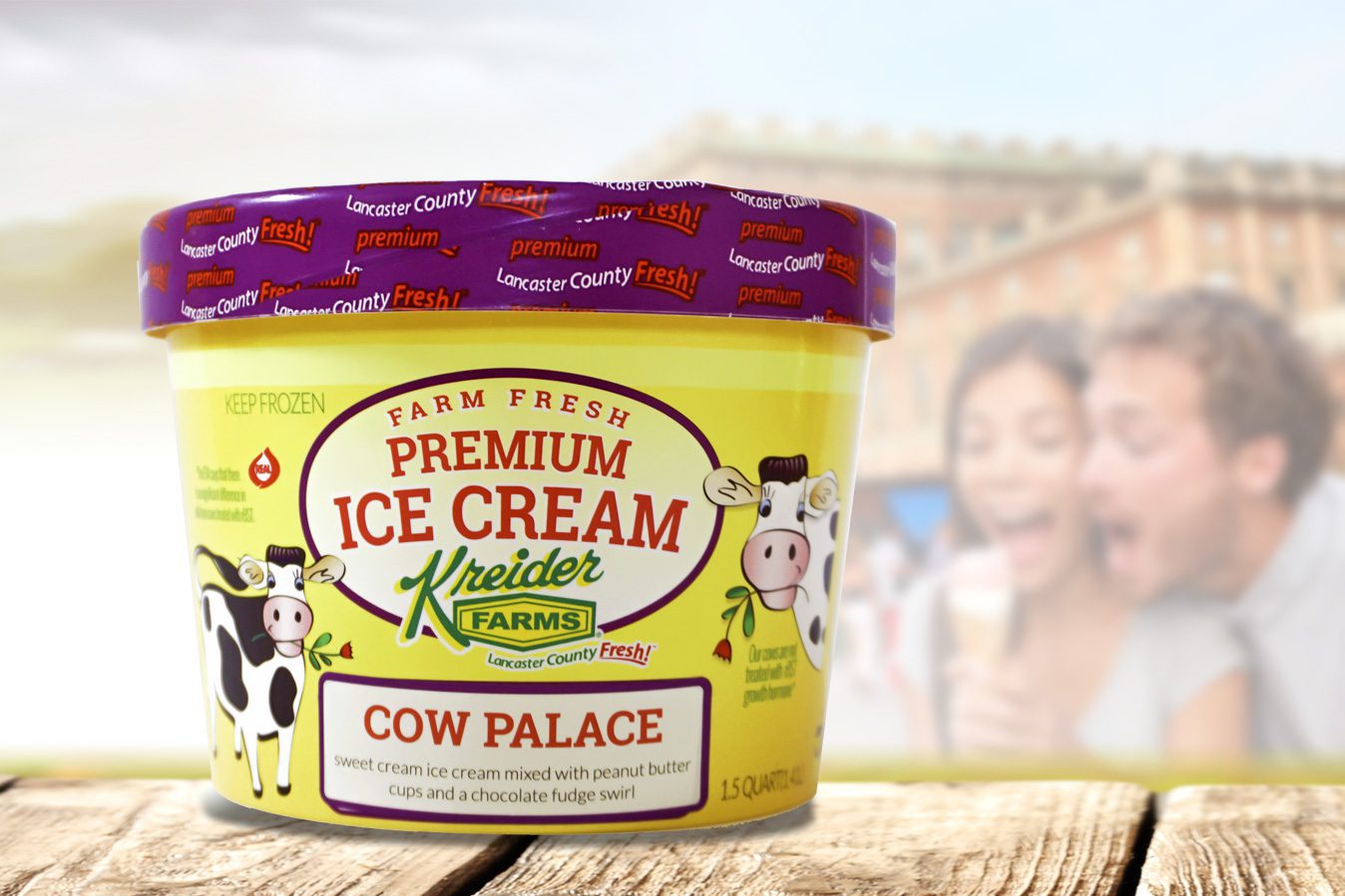 4pk of Ice Cream Kreider Farms