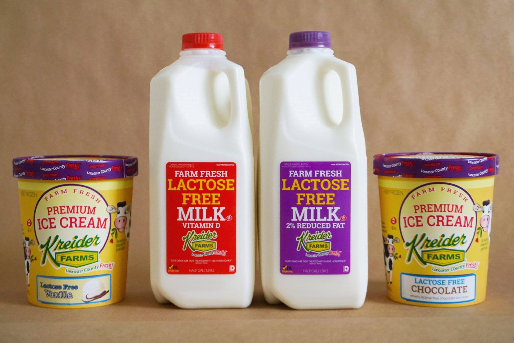 Kreider Farms Lactose Free Products