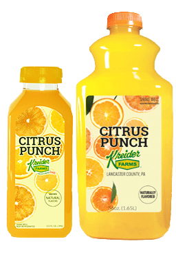 Kreider Farms citrus punch single serve and bulk size