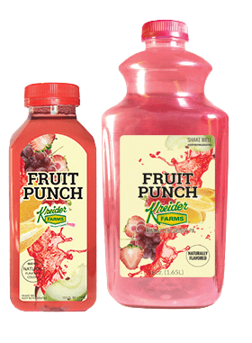 Kreider Farms fruit punch single serve and bulk size