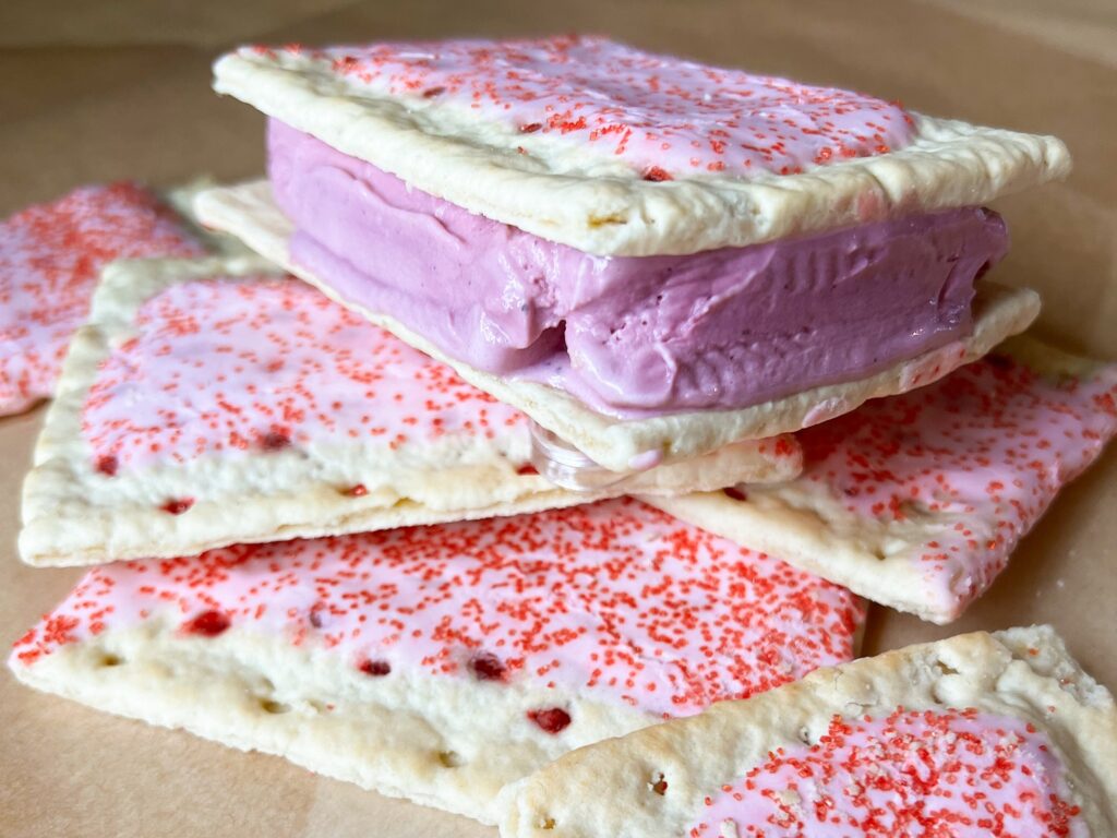 Pop Tart Ice Cream Sandwiches