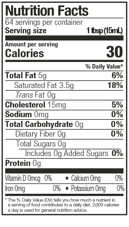 Heavy Cream Nutritional