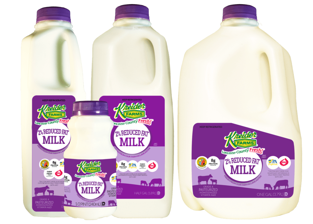 Kreider Farms Reduced Fat Milk